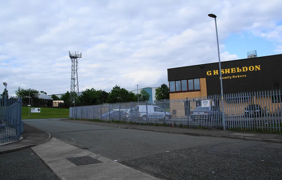 Industrial units and a commercial building on Kelbrook Road, Openshaw, East Manchester