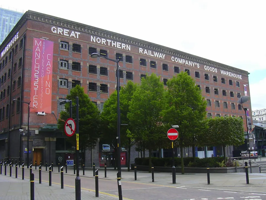The Great Northern Railway Company's goods warehouse on Deansgate, Manchester city centre